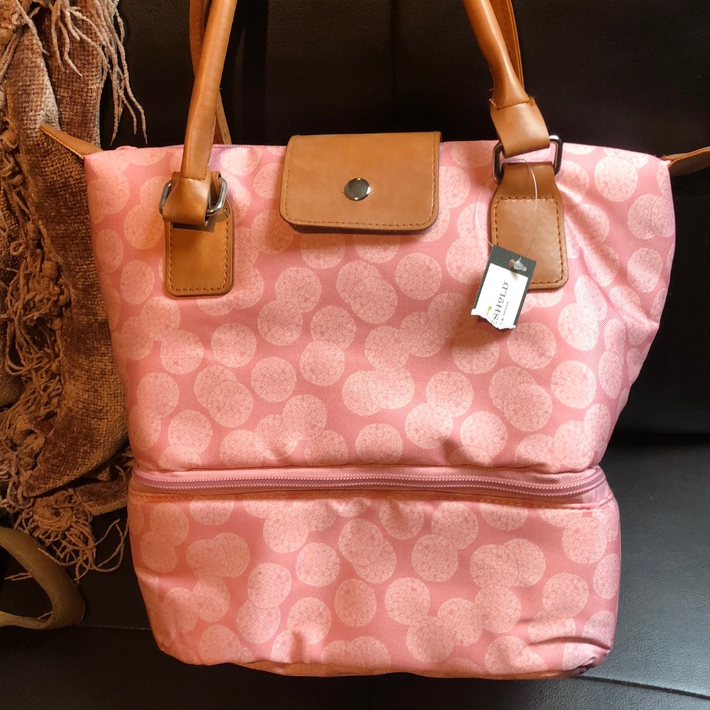 New insulated lunch tote with two compartments.